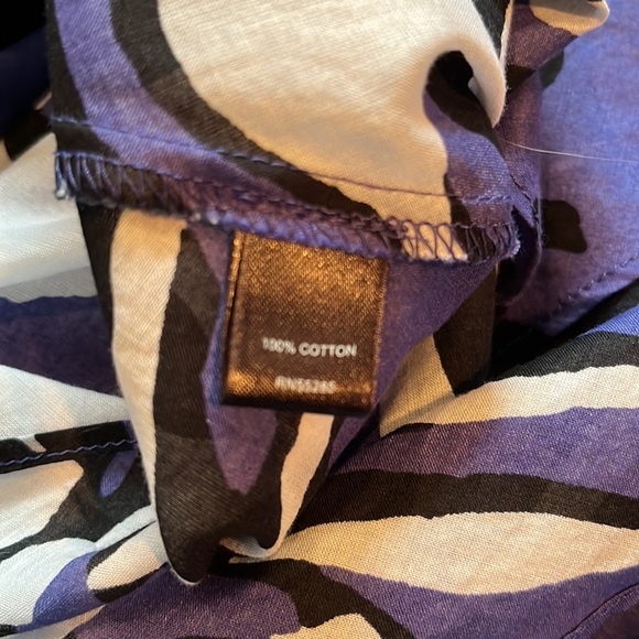 Express Floral Ruffle Sleeveless Tunic - Picture 11 of 12